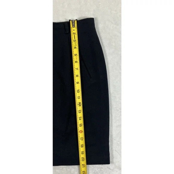 Vintage Eddie Bauer Aka Women's Size 6 Black Pencil Skirt 100% Wool Office Siren - Picture 10 of 11